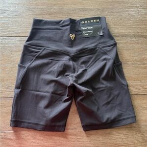 NEW Aritzia Golden BUTTER Cheeky Pocket Hi-Rise 7" Short, 4